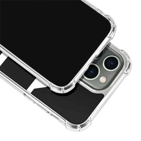 Black and White Geometric Shapes iPhone 14 Pro Clear Case